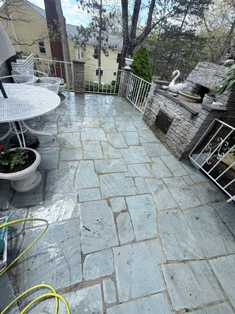 Residential patio pressure washing for a cleaner outdoor living space in Lexington, MA